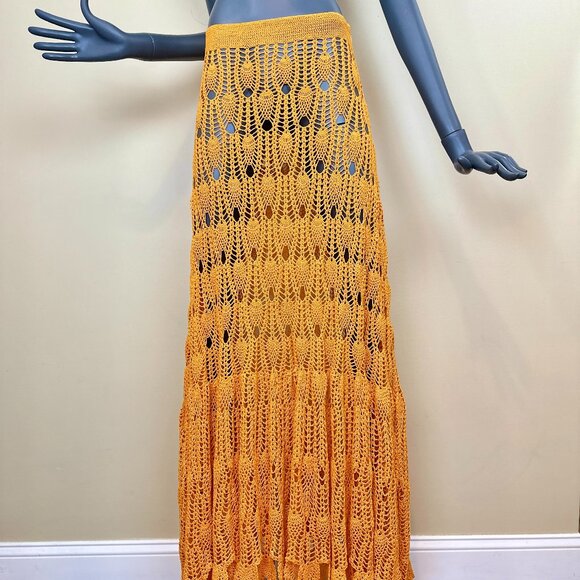 LOEWE PAULA'S IBIZA CROCHET MAXI SKIRT - Picture 6 of 10